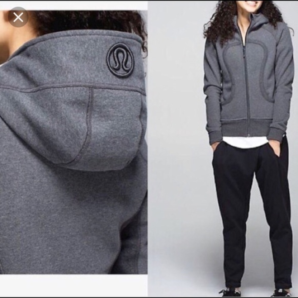 Grey Lulu Lemon zip up hoodie (MAKE AN OFFER!)